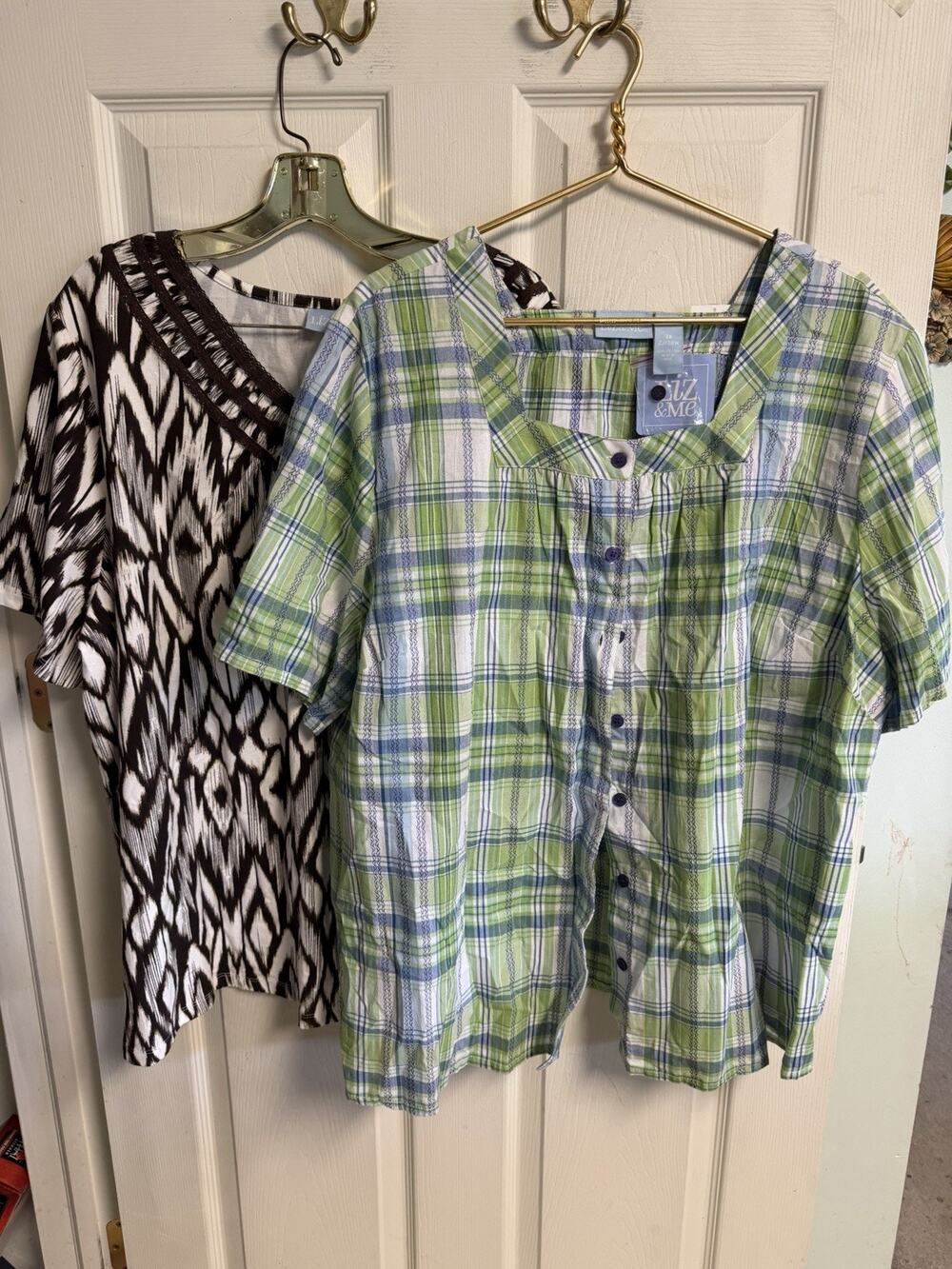 Liz And Me 2X Shirt Sweater Top Lot Of 6 New 54w Sz 22/24 Cotton Tags
